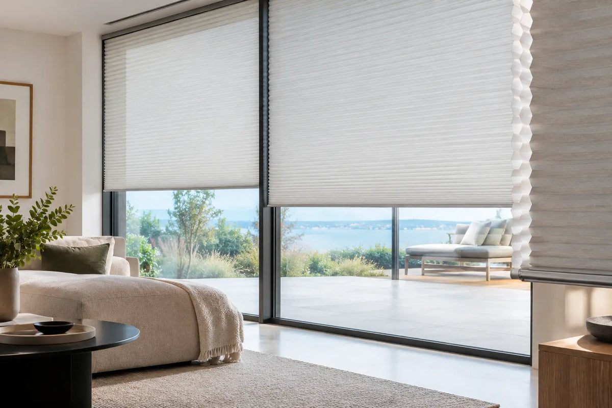 Wabenplissee für bodentiefe Fenster richtig wählen