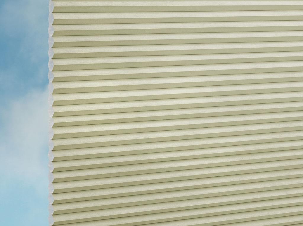 DUETTE® Fixé Unix (1.7631) Beige Wabenplissee-Stoff – Original Hunter Douglas Plissee-Stoff, Made in Germany