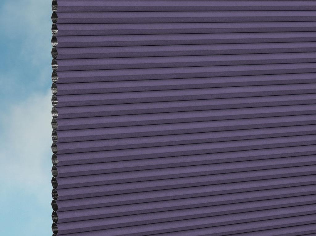 DUETTE® Fixé Unix Dark (3.7495) Violett Wabenplissee-Stoff – Original Hunter Douglas Plissee-Stoff, Made in Germany
