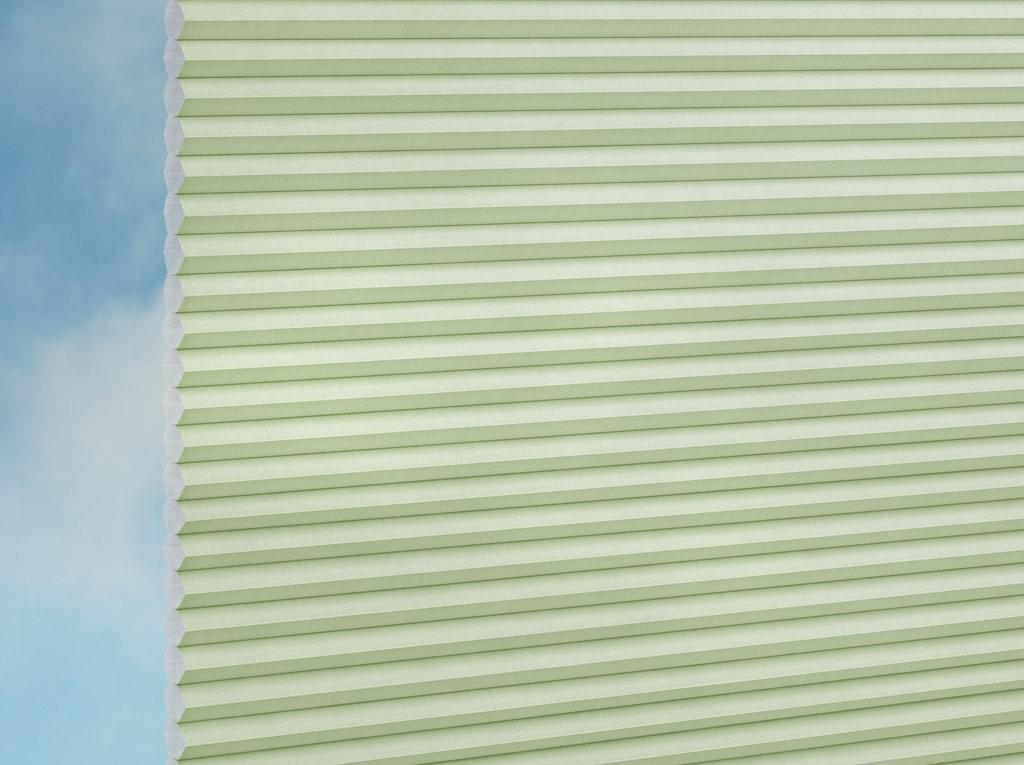 DUETTE® Fixé Elan (2.7772) Grün Wabenplissee-Stoff – Original Hunter Douglas Plissee-Stoff, Made in Germany