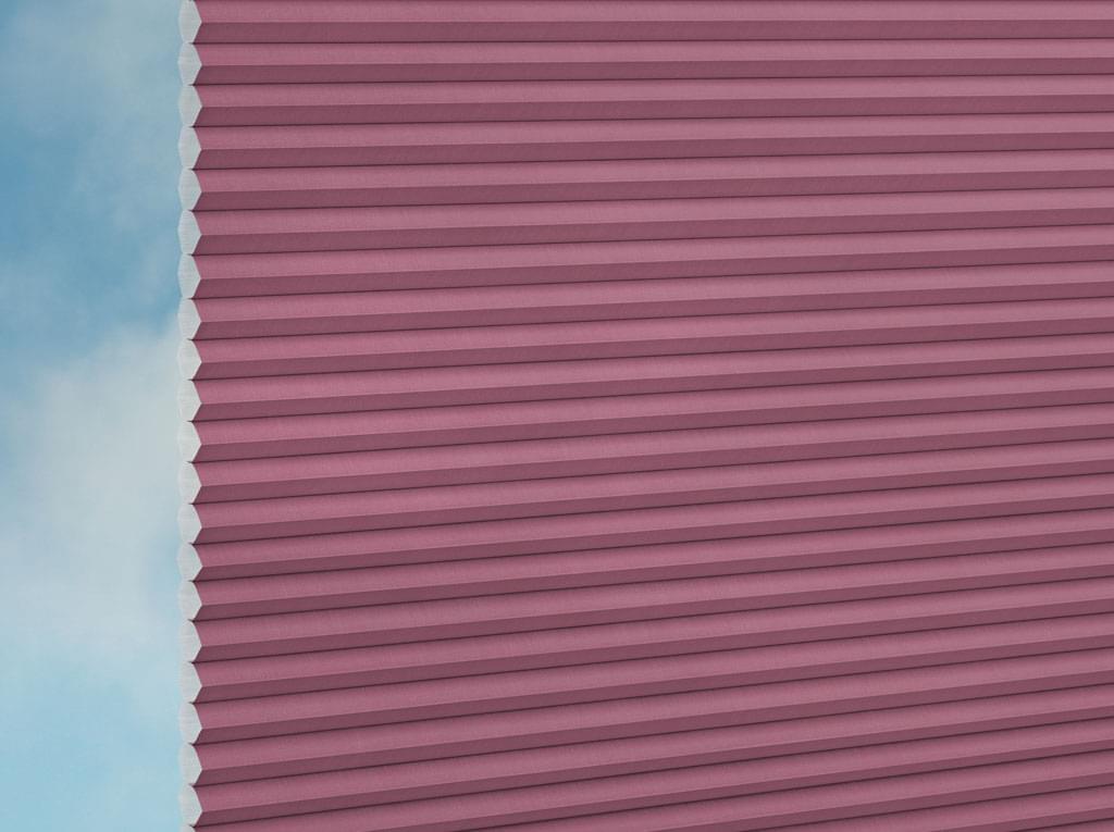 DUETTE® Fixé Elan (2.7791) Violett Wabenplissee-Stoff – Original Hunter Douglas Plissee-Stoff, Made in Germany