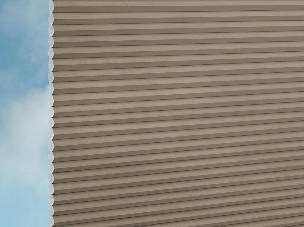 DUETTE® Fixé FR (2.7205) Braun Wabenplissee-Stoff – Original Hunter Douglas Plissee-Stoff, Made in Germany