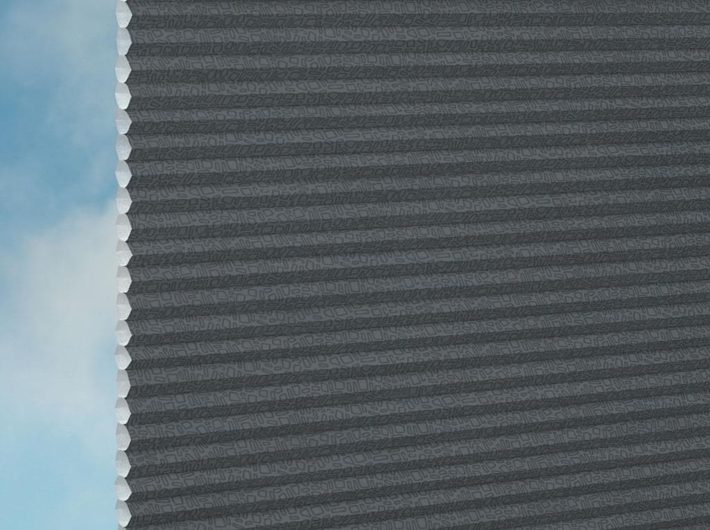 DUETTE® Fixé Stones (1.2405) Grau Wabenplissee-Stoff – Original Hunter Douglas Plissee-Stoff, Made in Germany