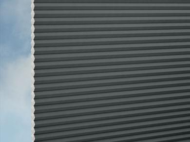 DUETTE® Architella® Elan (3.7056) Grau Wabenplissee-Stoff – Original Hunter Douglas Plissee-Stoff, Made in Germany