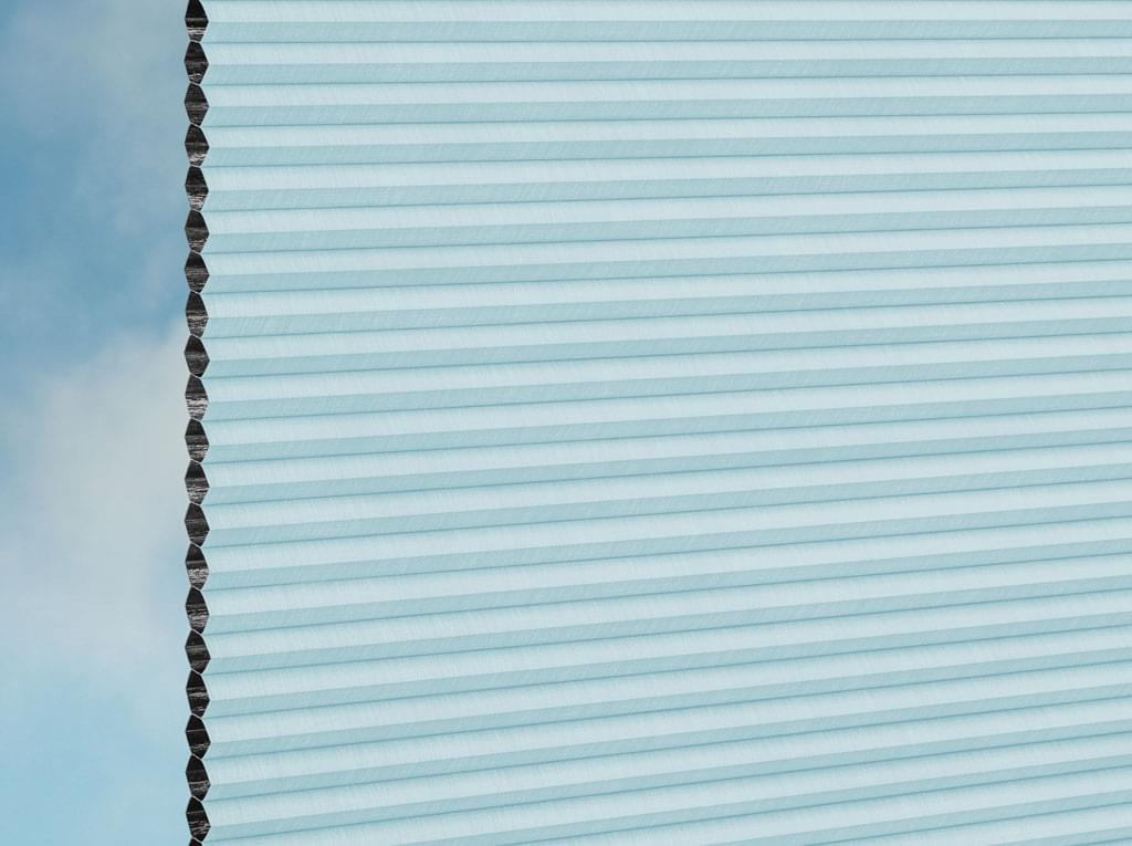 DUETTE® Fixé Elan Dark (4.3749) Blau Wabenplissee-Stoff – Original Hunter Douglas Plissee-Stoff, Made in Germany