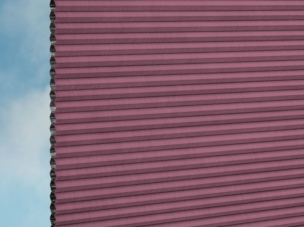 DUETTE® Fixé Elan Dark (4.3791) Violett Wabenplissee-Stoff – Original Hunter Douglas Plissee-Stoff, Made in Germany