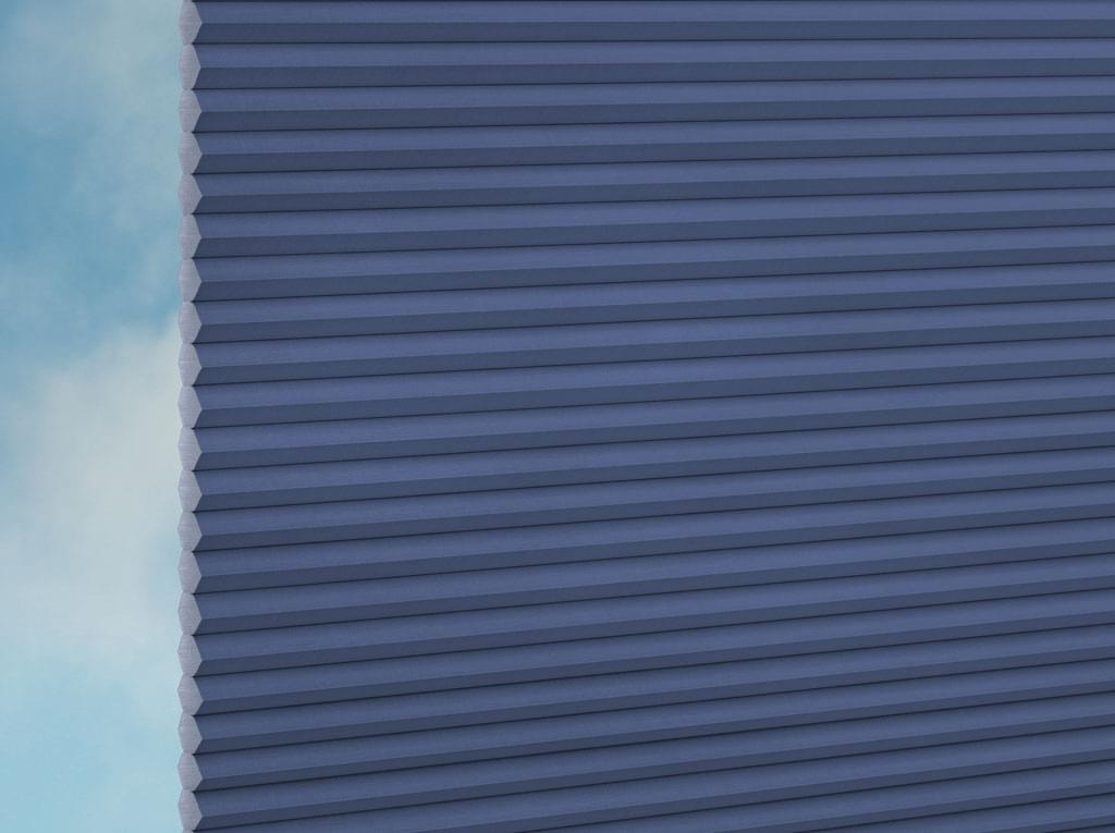 DUETTE® Fixé Elan (2.5150) Blau Wabenplissee-Stoff – Original Hunter Douglas Plissee-Stoff, Made in Germany