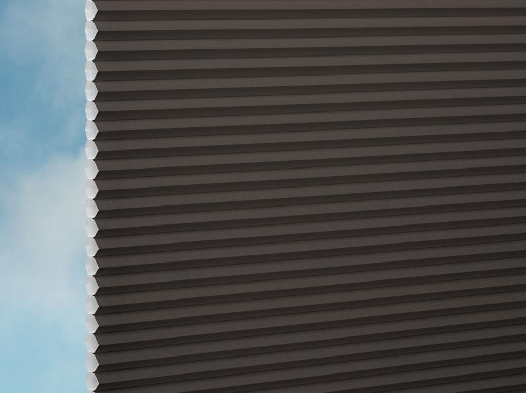 DUETTE® Fixé Royale (4.3835) Braun Wabenplissee-Stoff – Original Hunter Douglas Plissee-Stoff, Made in Germany