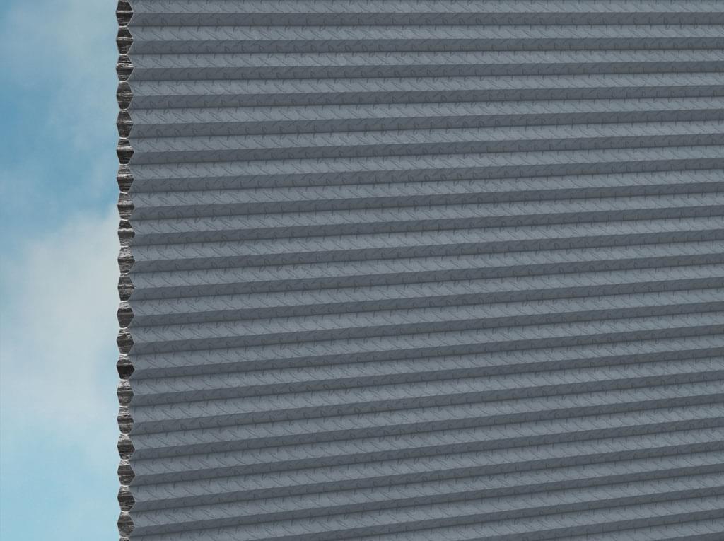 DUETTE® Fixé Hank Dark (4.4079) Blau Wabenplissee-Stoff – Original Hunter Douglas Plissee-Stoff, Made in Germany